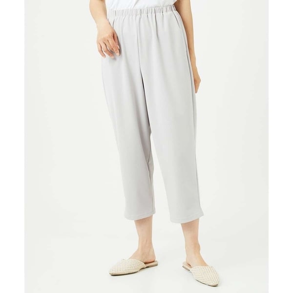 洗える・日本製]ハイストレッチジャガードテーパードパンツ | ジャンニ