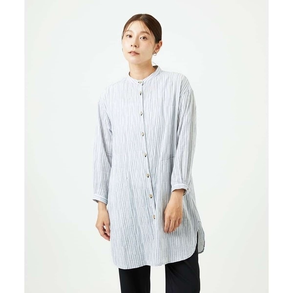 ジャンニ・ロ・ジュディチェ（GIANNI LO GIUDICE）/[洗える]リネンチェックプルオーバーブラウス 洗える]リネンチェックプルオーバーブラウス | ジャンニ・ロ・ジュディ