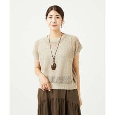 [洗える]Peメッシュニット