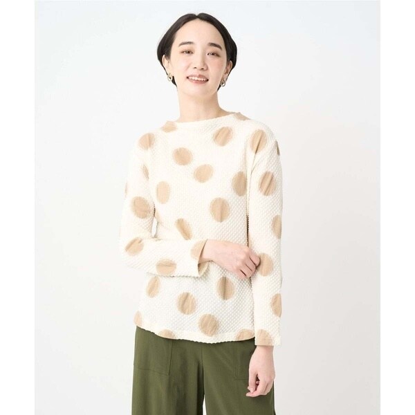 セットアップ対応]綿強撚天竺イレギュラーヘムスカート／ジャンニ・ロ