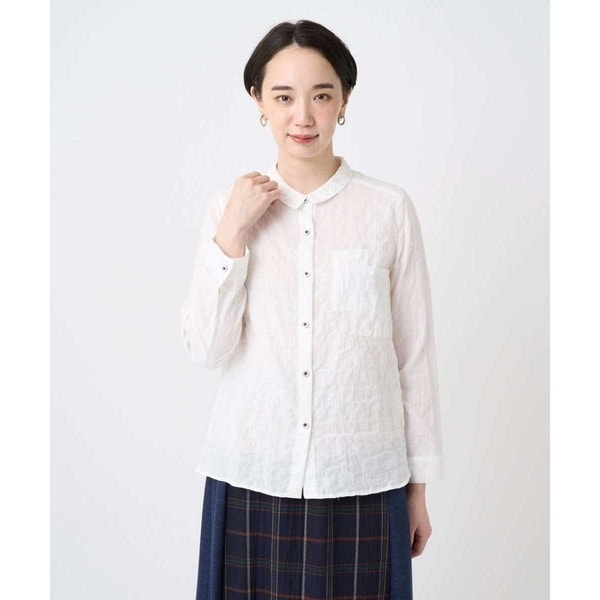 ジャンニ・ロ・ジュディチェ（GIANNI LO GIUDICE）/[洗える]トライアングルレースブラウス 洗える]トライアングルレースブラウス | ジャンニ・ロ・ジュディチェ