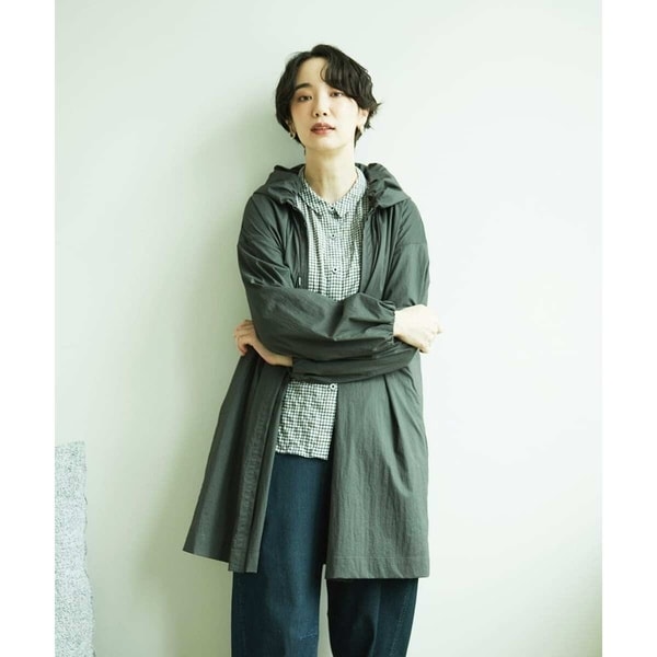 未使用　ジャンニロジュディチェ　42,900円　パイルデザインフーディーコート黒 未使用 ジャンニロジュディチェ 42,900円 パイルデザイン