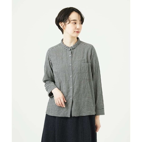 洗える]ピッコロキューブドビーブラウス | ジャンニ・ロ・ジュディチェ