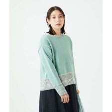 [洗える]カスリパネルボーダーニット