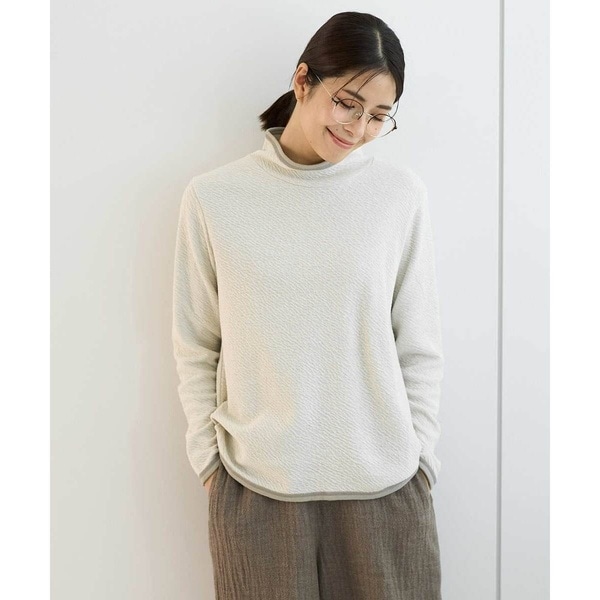 洗える・日本製]インターアクションウォームリブカットソー | ジャンニ