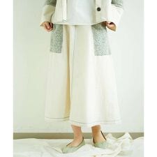 綿麻ニットスカート