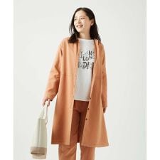 [洗える]二重織ガーゼデニム製品染めブラウス