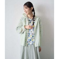 [洗える]ナイロンストレッチタフタブルゾン