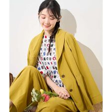 [洗える]コットンナチュラルワッシャージャケット