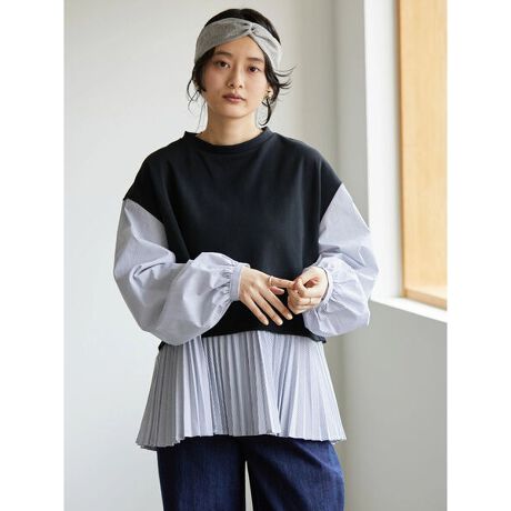 裾プリーツレイヤードブラウス アメリカンホリック American Holic Ha21l0a3600 ファッション通販 マルイウェブチャネル 裾プリーツレイヤードブラウス アメリカンホリック American Holic Ha21l0a3600 ファッション通販 マルイウェブチャネル