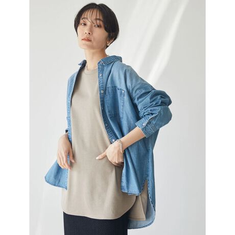 ポケット付きデニムシャツ アメリカンホリック American Holic Ha21l0a0900 ファッション通販 マルイウェブチャネル