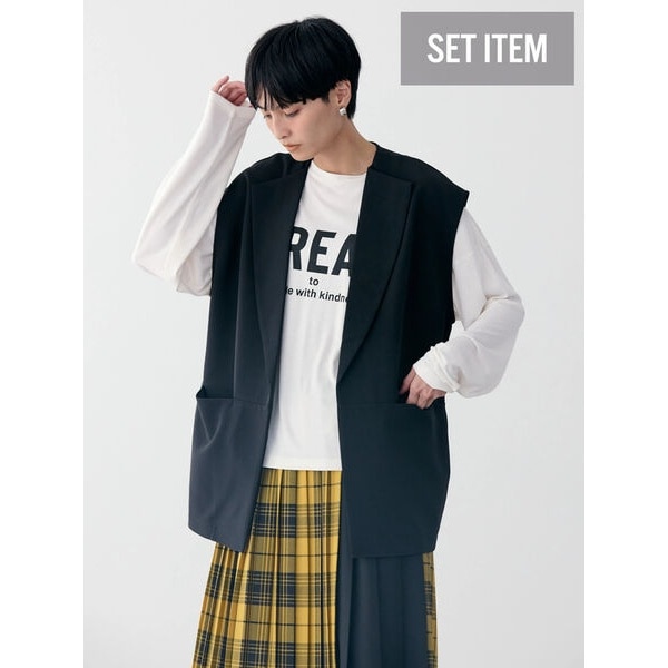 SET ベスト+ロゴカットプルオーバー | アメリカンホリック