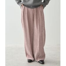 コーデュロイタックワイドパンツ