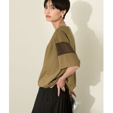 異素材ライン切替プルオーバー