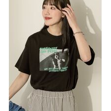 DogフォトプリントTシャツ
