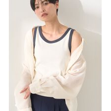 バイカラーテレコタンクトップ | アメリカンホリック(AMERICAN HOLIC)