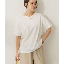 接触冷感フレンチスリーブコクーンプルオーバー