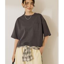 ポケット付きボックスTシャツ