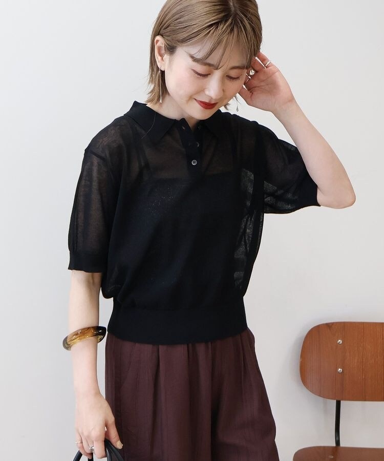 ★美品★ アーバンリサーチ ニット 半袖 ポロシャツ Lサイズ UR TECH 200日ニット』ポロシャツ[DR47-12H710]｜URBAN RESEARCH