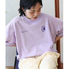 【WEB限定】ピグメント5分袖ロゴプルオーバー | アメリカンホリック(AMERICAN HOLIC)
