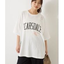 総柄ロゴTシャツ