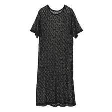 レースTシャツワンピース
