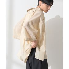 イージーケア+接触冷感Wポケットオーバーシャツ