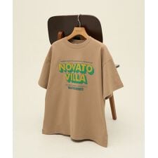 配色ロゴプリントTシャツ