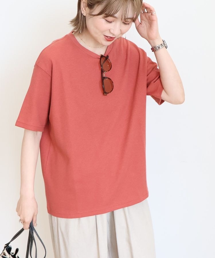 「TRUNO by NOISE MAKER」 半袖カットソー FREE オレンジ レディース 楽天市場】Tシャツ カットソー レディース 重ね着風ゆったり