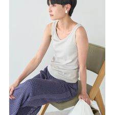 ラメテレコタンクトップ