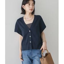 【前後2WAY】Vネックニットベスト