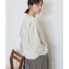 ラメ裏毛スウェットプルオーバー