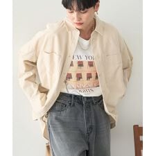 アメリカンホリック(AMERICAN HOLIC)のWポケットコーデュロイシャツ