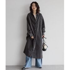 アメリカンホリック(AMERICAN HOLIC)のコーデュロイシャツワンピース