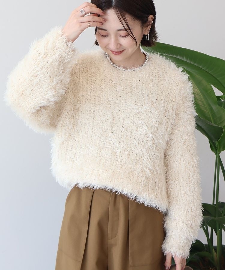 【LOULOU WILLOUGHBY】ハーフチューブラーリブニット LOULOU WILLOUGHBY】ハーフチューブラーリブニット