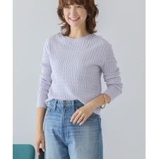 アメリカンホリック(AMERICAN HOLIC)のミニケーブルショート丈プルオーバー