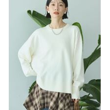 アメリカンホリック(AMERICAN HOLIC)の【WEB限定】バイパチサイドスリットニットプルオーバー＜静電気軽減＞