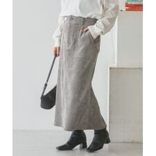 アメリカンホリック(AMERICAN HOLIC)のコーデュロイベイカータイトスカート