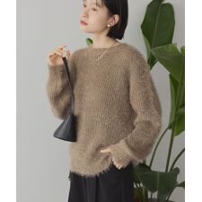 アメリカンホリック(AMERICAN HOLIC)の【WEB限定】フェザーゆるニットプルオーバー
