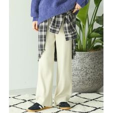 アメリカンホリック(AMERICAN HOLIC)のバイパチリブニットパンツ＜静電気軽減＞