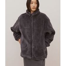 アメリカンホリック(AMERICAN HOLIC)のスタンドカラーミニファーブルゾン