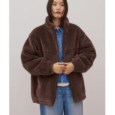 アメリカンホリック(AMERICAN HOLIC)のスタンドカラーミニファーブルゾン