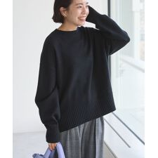 アメリカンホリック(AMERICAN HOLIC)のバイパチモックネックニットプルオーバー＜静電気軽減＞