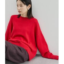 アメリカンホリック(AMERICAN HOLIC)のバイパチモックネックニットプルオーバー＜静電気軽減＞