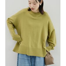 アメリカンホリック(AMERICAN HOLIC)のバイパチモックネックニットプルオーバー＜静電気軽減＞