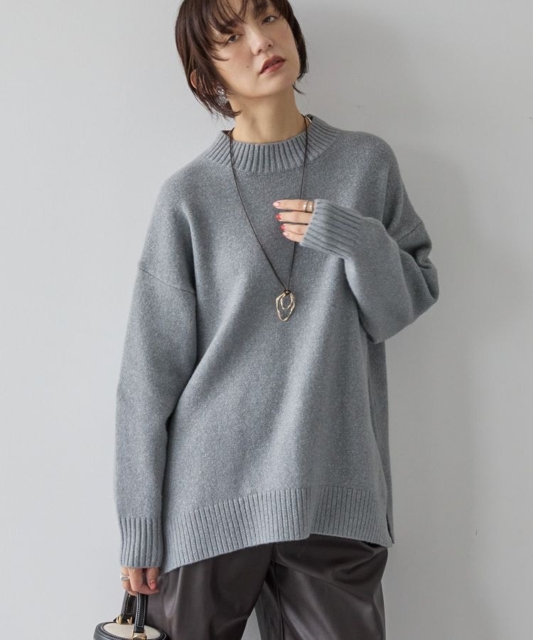 moussy サイドスリットハイネックニット moussy - moussy サイドスリットハイネックニットの通販 by R