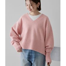 アメリカンホリック(AMERICAN HOLIC)のワイドリブVネックプルオーバー