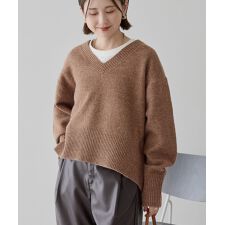アメリカンホリック(AMERICAN HOLIC)のワイドリブVネックプルオーバー