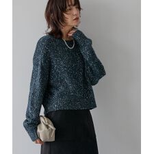 アメリカンホリック(AMERICAN HOLIC)のラメmixネップニットプルオーバー