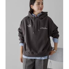 アメリカンホリック(AMERICAN HOLIC)の刺繍ロゴ裏起毛パーカー